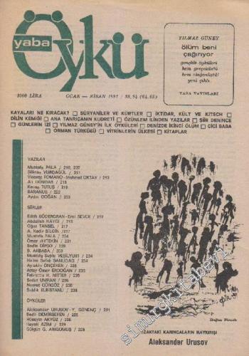 Yaba Öykü Dergisi - Sayı: 33, 34 (64, 65)      Ocak - Nisan