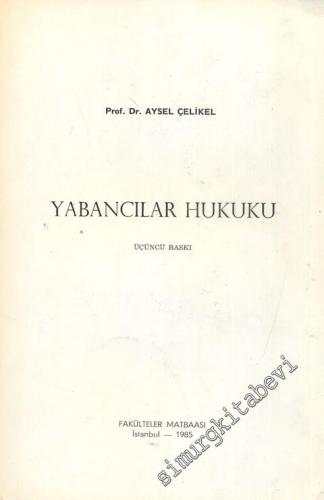 Yabancılar Hukuku -