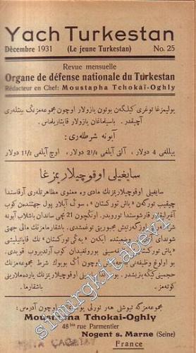 Yach Turkestan ( 9 Cilt ) - 1929 - 1939No: 2 - 116