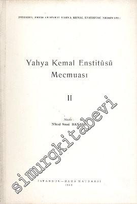 Yahya Kemal Enstitüsü Mecmuası Sayı 2 - Sayı 2       1968