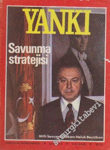 Yankı Haftalık Haber Dergisi - Sayı: 519      Mart