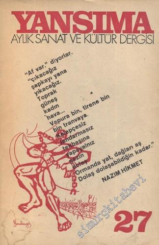 Yansıma Aylık Sanat ve Kültür Dergisi - Sayı 27, Mart 1974