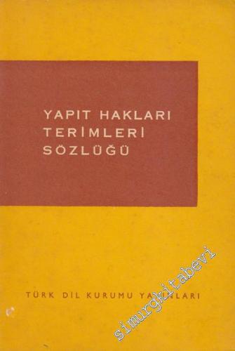 Yapıt Hakları Terimleri Sözlüğü -        1971