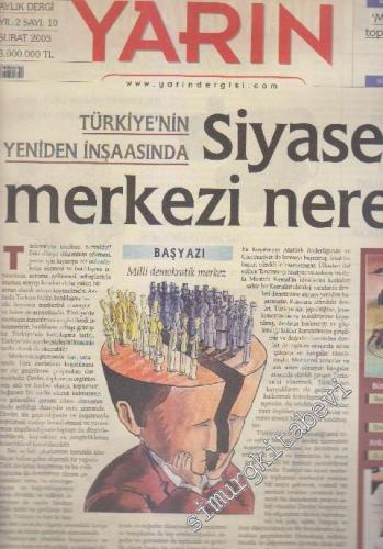 Yarın Aylık Dergi - Sayı: 10    2  Şubat