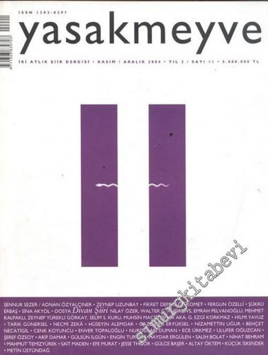 Yasakmeyve: İki Aylık Şiir Dergisi, Dosya: Divan Şiiri - Sayı: 11; Yıl: 2; Kasım / Aralık 2004