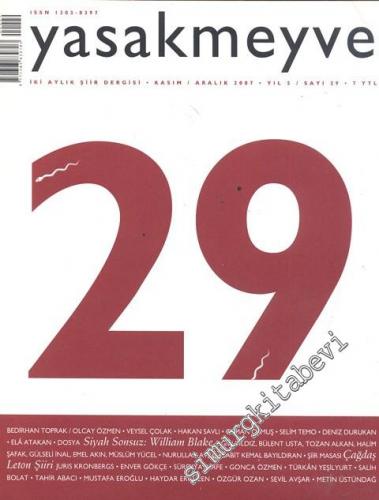 Yasakmeyve: İki Aylık Şiir Dergisi - Sayı; 29,Yıl; 5,  Kasım - Aralık 2007  1