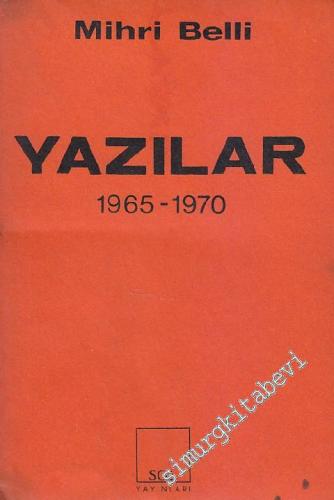 Yazılar 1965 - 1970