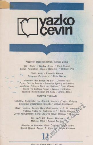 Yazko Çeviri Dergisi  - Sayı: 11      Mart - Nisan