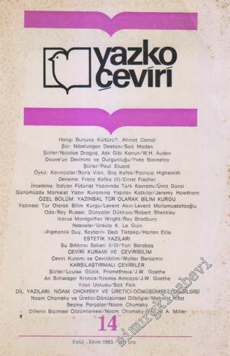 Yazko Çeviri Dergisi - Sayı: 14       Eylül - Ekim 1983