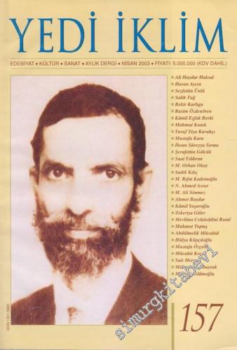 Yedi İklim: Edebiyat, Kültür, Sanat Aylık Dergisi - Dosya: Muhammed Hamidullah Hoca - 157      Nisan