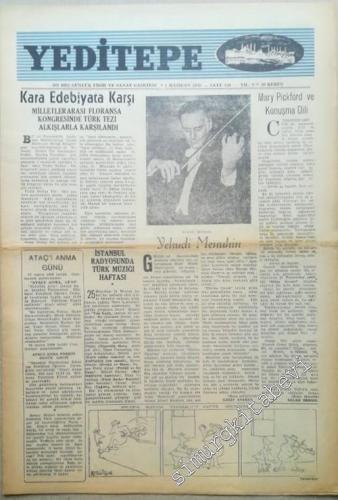 Yeditepe - On Beş Günlük Fikir ve Sanat Gazetesi - Sayı: 156    Yıl: 9  Haziran 1958