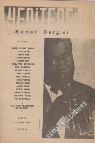 Yeditepe Sanat Dergisi TIPKIBASIM - Sayı: 18    3  Şubat