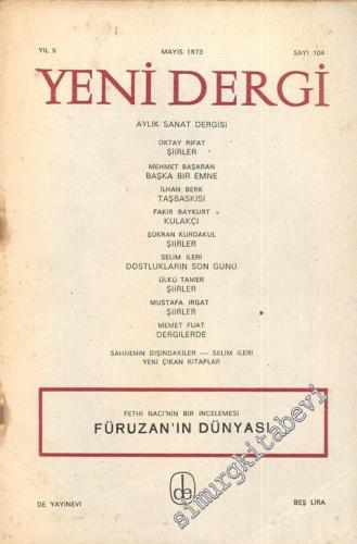 Yeni Dergi - Aylık Sanat Dergisi - Sayı; 104 9 Mayıs