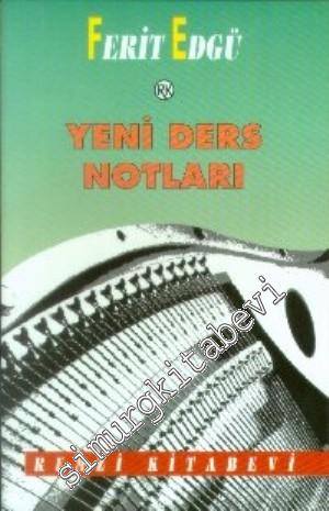 Yeni Ders Notları (1980-1990) -        1991