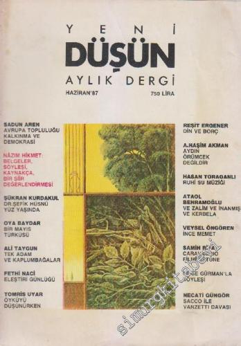 Yeni Düşün Aylık Dergi - Sayı: 8/38      Haziran