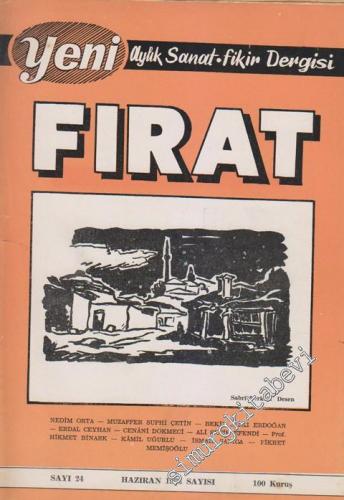Yeni Fırat: Aylık Sanat Fikir Dergisi - Sayı: 24; Haziran 1964