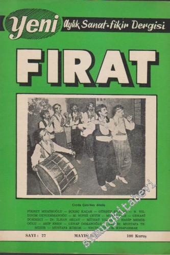 Yeni Fırat: Aylık Sanat Fikir Dergisi - Sayı: 27; Mayıs 1966