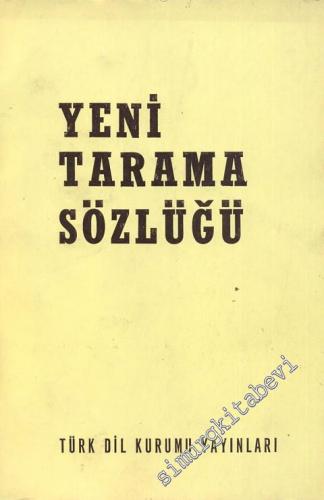 Yeni Tarama Sözlüğü -        1983
