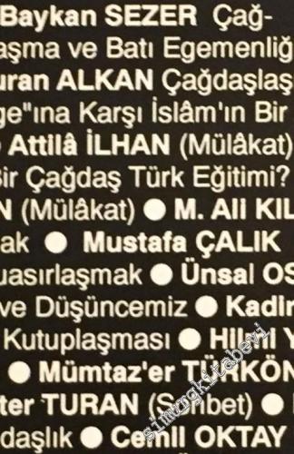 Yeni Toplum Fikir Dergisi - Dosya: Tarihsel ve Aktüel Boyutlarıyla Temel Problemimiz: Çağdaşlaşmak - Sayı 1 Yıl: 1 Mayıs - Haziran 1992