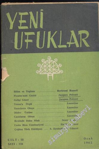 Yeni Ufuklar Aylık Sanat Fikir Dergisi - Sayı: 116, Ocak 1962