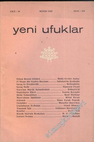 Yeni Ufuklar Aylık Sanat Fikir Dergisi - Sayı: 168, Mayıs 1966  y     1966