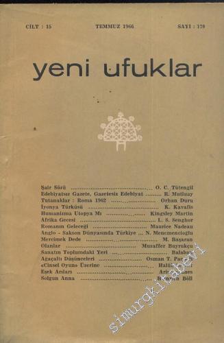 Yeni Ufuklar Aylık Sanat Fikir Dergisi - Sayı: 170, Temmuz 1966       1966
