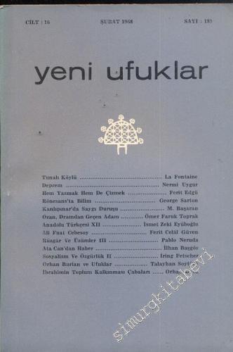 Yeni Ufuklar Aylık Sanat Fikir Dergisi - Sayı: 189, Şubat 1968       1968