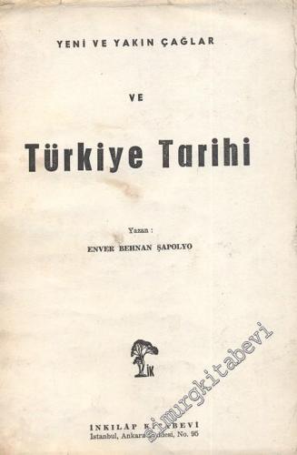Yeni ve Yakın Çağlar ve Türkiye Tarihi -        1960