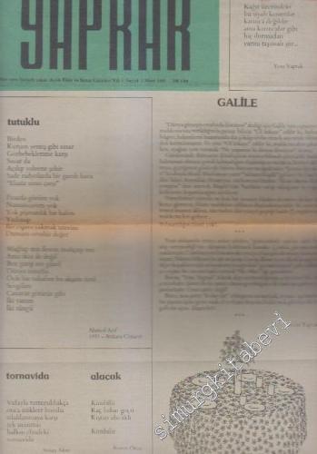 Yeni Yaprak Fikir ve Sanat Gazetesi - Sayı: 4    1  Mart