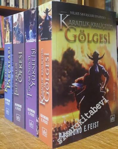 Yılan Savaşları Efsanesi 4 Cilt TAKIM: Karanlık Kraliçenin Gölgesi  / Tüccar Prens'in Yükselişi / İblis Kral'ın Öfkesi / Kırık Tacın Parçaları -