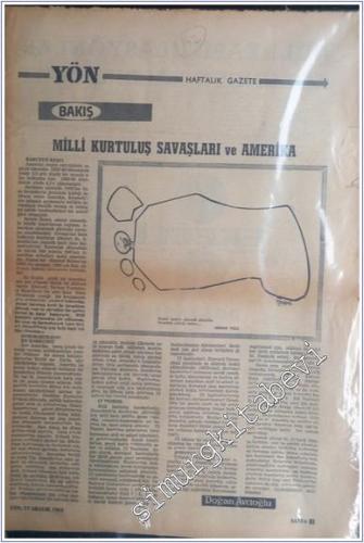 Yön: Haftalık Fikir ve Sanat Gazetesi - Sayı: 142    Yıl: 4  17 Aralık 1965