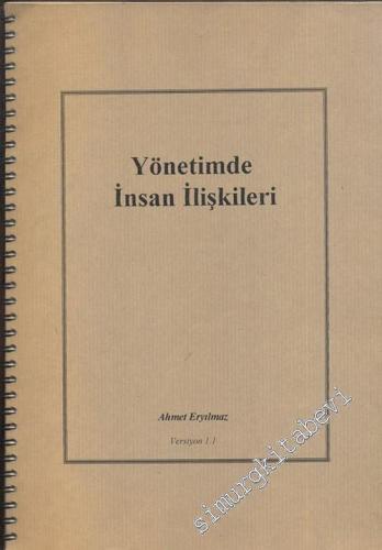 Yönetimde İnsan İlişkileri  -