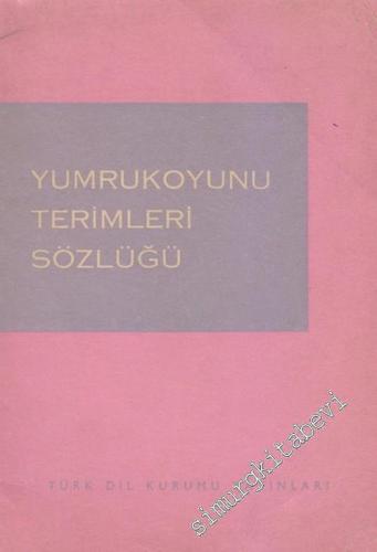 Yumrukoyunu Terimleri Sözlüğü -        1968